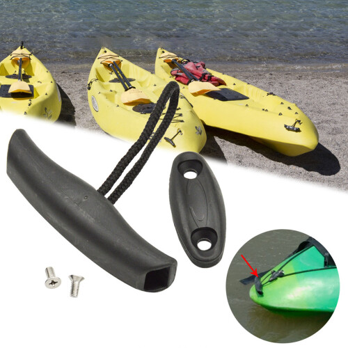 2Pcs Marine Canoes Kayak Pull Toggle Handle With Cord Portable 1