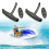 2Pcs Marine Canoes Kayak Pull Toggle Handle With Cord Portable 4