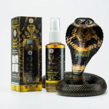 Aceite de Masaje Cobra Gold Herbal Líquido - Cuidado Calmante Muscular y Articular - Botella de 50ml (Marca Auténtica Rup Ton Pho)
