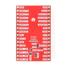 BOB-21250 Audio-Codec-Breakout-Board WM8960 Qwiic I2S Stereo-Audiomodul Kopfhörer-Lautsprecher-Verstärker-Entwicklungsboard