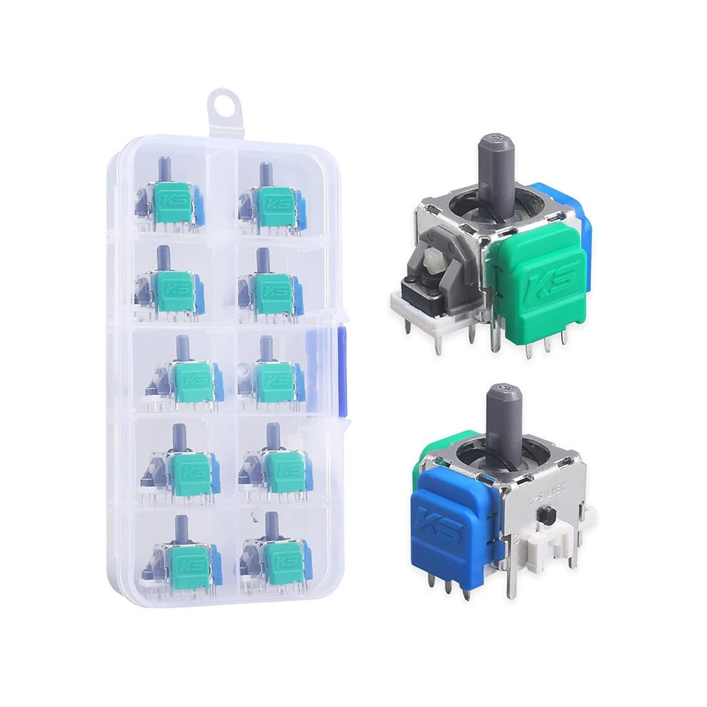 For Ps4 Tmr Hall Effect Joystick Magnetic Resistance Electromagnetic Joystick Gaming Controller 3D Joystick 10-Piece Set 4712933963869