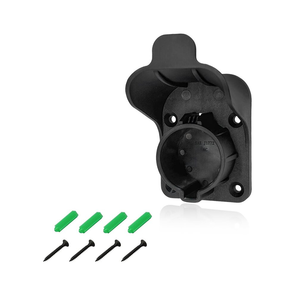 Ev Charger Holder For Sae J1772 Plug, Wall-Mount Electric Vehicle Charging Cable Organizer Hanger 6032759657710