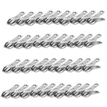 40 Pcs Heavy-Duty Stainless Steel Garden Clips for Assorted Greenhouse & Gardening Applications