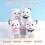 Animal de compagnie électronique de chats en peluche à-Blanc 6