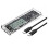 M.2 NVME/NGFF Dual Protocol SSD-Hölje Transparent Hårddiskfodral USB3.2 med Intelligent Display  SSD-Adapter 1