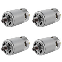 4X Motor  18V para CriançAs, Carro EléTrico, Passeio de RC, Motor EléTrico para Carro de Bebê RS550, Caixa de Engrenagens, Motor de 12 Dentes