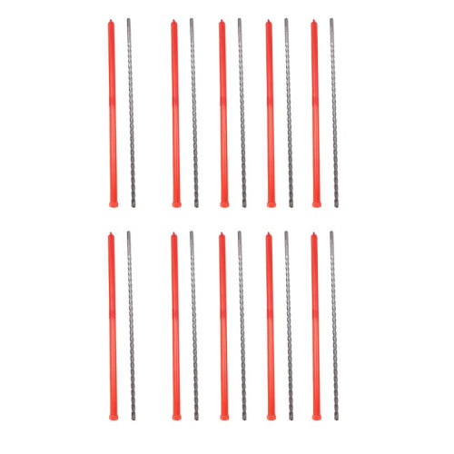 10pcs 50 cm 500 mm SDS + MAIS Broca de Alvenaria de Martelo de 10 mm Sds de Comprimento (20 X 3/8 Polegadas)