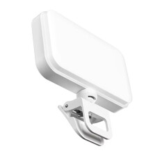 Laptop Selfie Light Clip- LED Light for Phone Tablet Computer Light for Photography Makeup Zoom Conference Light White
