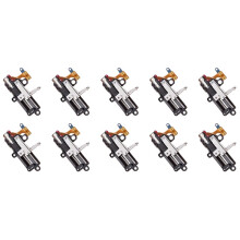 10 Stück -Präzisions-Planetengetriebe-Schrittmotor, Mikro-2-Phasen-4-Draht-Schrittmotor, Linearer Metallspindel-Schlitten B