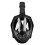 Wide View Snorkeling Mask with Camera Mount Black 1