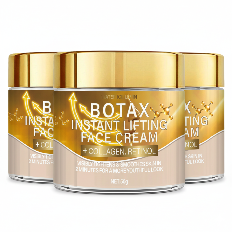 Cream (3Pcs) Botax Instant Lifting Face Collagen Retinol Formula Firms Lifts Smooths Moisturizes Brightens 2-Minute Youthful Results 50G