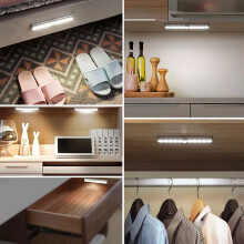 USB Rechargeable 10 LED Motion Wall Light