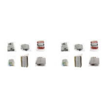 2780 Peças 6 Tipos de Componentes Pacote Resistor Pacote Capacitor Eletrolítico Pacote Diodos Capacitor Eletrolítico