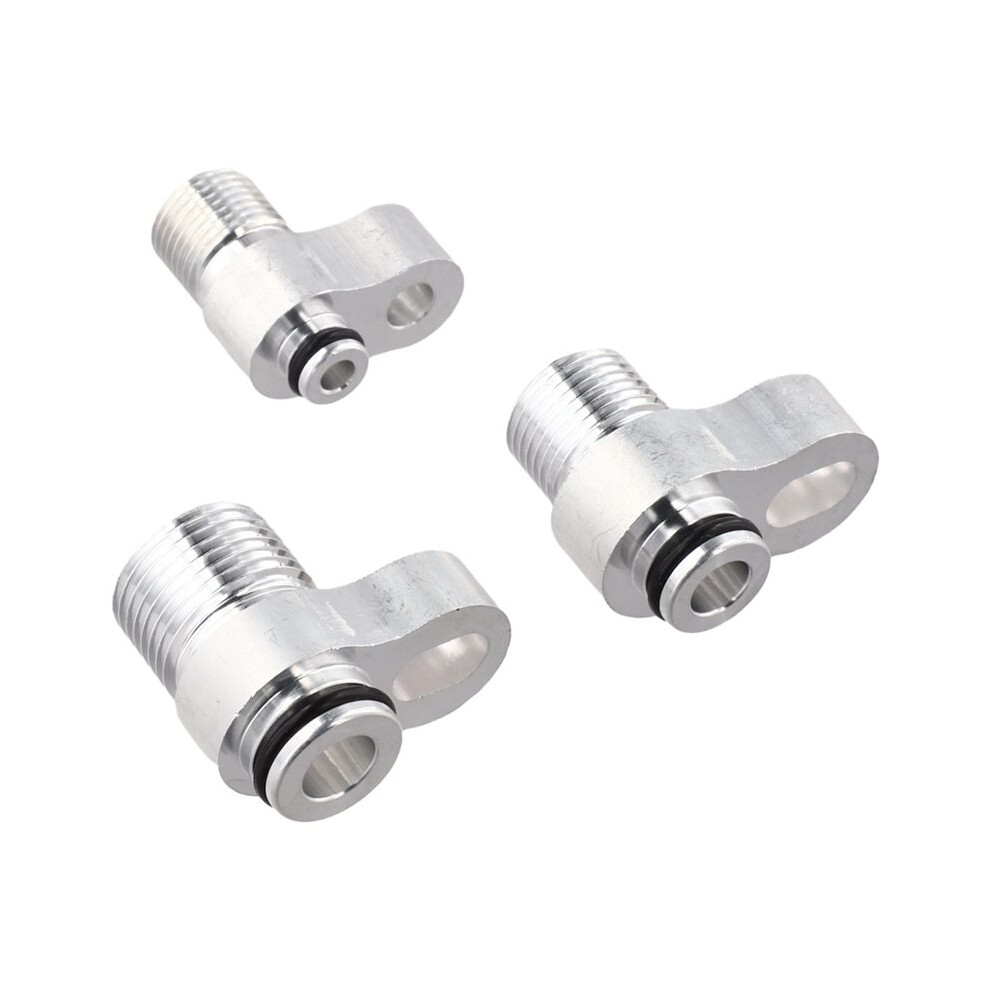3Pcs Car Air Conditioner Radiator Connector Car A/C Lines Condenser Radiator Fitting Adapter Hose For R134a 4711304947576