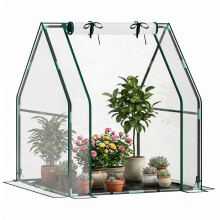 Invernadero Pequeño Transparente 90 x 90 x 105 cm