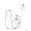Beliani Dining Chair Swivel MARCELLUS Boucle Black/ White 3