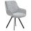 Beliani Dining Chair Swivel MARCELLUS Boucle Black/ White 4