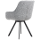 Beliani Dining Chair Swivel MARCELLUS Boucle Black/ White 6