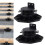 20Pack Adjustable Deck Support Pedestal Deck Foundation Base Support for Floating Deck Platform Deck Floor Height 2