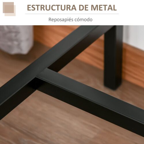 Homcom Muebles de Bar Marrón 89 x 45 x 87 cm 2