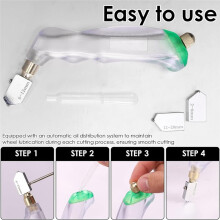 10Pcs Glass Cutting Tool Set Kit Glass Cutters Tools 8" Tile Nippers 8" Glass Running Pliers with Curved  6" Breaker