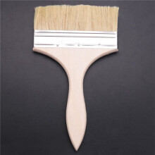 2X 220x135mm Wide Bristle Hair Wooden Handle Paint Brush Wall Painting Tool