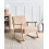Beliani Rocking Chair LEKNES Boucle Beige 2