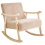 Beliani Rocking Chair LEKNES Boucle Beige 4