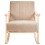 Beliani Rocking Chair LEKNES Boucle Beige 5