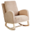 Beliani Rocking Chair ALSTA Boucle Beige 4