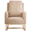 Beliani Rocking Chair ALSTA Boucle Beige 5