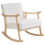 Beliani Rocking Chair LEKNES Boucle Off-White 4