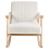 Beliani Rocking Chair LEKNES Boucle Off-White 5