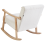 Beliani Rocking Chair LEKNES Boucle Off-White 6