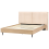 Beliani Bed Boucle IZERNORE 180 x 200 cm (Super King) Beige 6