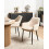Beliani Set of 2 Dining Chairs ALDEN Boucle Light Beige 2