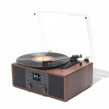 Steepletone Austin Music Centre with Turntable, CD, DAB+, Internet Radio