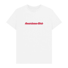(XL, White) American Girl Unisex Adult T-Shirt