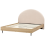 Beliani Bed Boucle MILLAY 180 x 200 cm (Super King) Beige 5