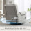 Homcom Sillón Reclinable Eléctrico Gris 86 x 89 x 99 cm 3