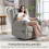 Homcom Sillón Reclinable Eléctrico Gris 86 x 89 x 99 cm 8