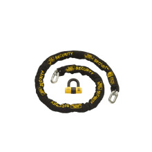 Burg Wachter Sold Secure Gold 12mm 2m Motorbike Chain & Lock Kit