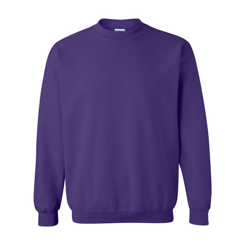 Gildan (3Xl, ) Unisex Adult Heavy Blend Crew Neck Sweatshirt Purple
