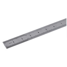 2X Acero Inoxidable 60cm 23.6 Pulgadas Regla Larga Y Recta de Medicion