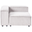 Beliani Corner Seat ARDAL Right Hand Off-White Corduroy 4
