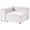 Beliani Corner Seat ARDAL Right Hand Off-White Corduroy 5