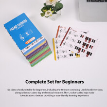 Beginner Piano Chord Flash Cards