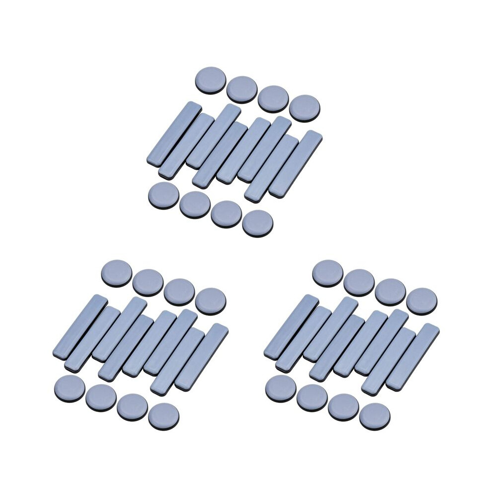 48 Pcs Furniture Glides Ptfe Sliders Self-Adhesive Furniture Glides Set Round Square For Furniture Easy Movers 4711948281944