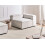 Beliani Corner Seat ARDAL Left Hand Off-White Corduroy 2