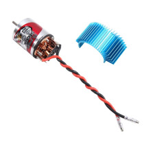 Moteur 540 à Balais Étanche avec Dissipateur Thermique pour Voiture RC Crawler 1:10 pour Axial SCX10 AXI03007 90046 Redcat Gen8 17T